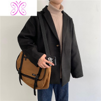 YUANSU毛呢大衣男2020秋冬季短款呢子外套韩版潮流学生宽松百搭上衣冬装毛呢大衣