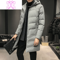 YUANSU男士棉大衣2020年新款冬季外套韩版面包袄子中长款加厚羽绒服冬装毛呢大衣