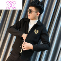 YUANSU毛呢外套男秋冬季韩版潮流短款呢子大衣2020新款春秋男装休闲夹克毛呢大衣