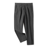 YUANSU厚/毛呢 老弟学穿搭 男士秋冬季9分成熟西装裤韩版潮流九分休闲长毛呢大衣