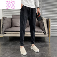 YUANSU秋冬季束脚仔裤男士潮流韩版休闲百搭精小伙裤子男修身小脚裤仔裤男