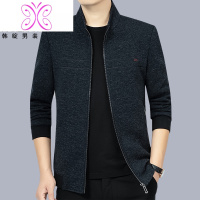 YUANSU男士外套休闲夹克男秋冬毛呢加厚中年男式秋装上衣新款秋季外衣男毛呢大衣