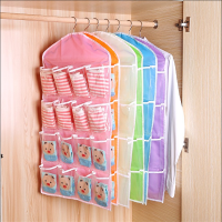 [买就送折叠衣架]16格内衣袜子收纳袋