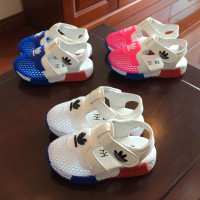 夏季宝宝凉鞋婴儿学步鞋1-2-3岁4儿童鞋网鞋男童运动凉鞋女童透气