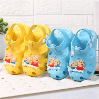 新品宝宝凉鞋0-1-2-3岁夏季男女儿童包头防滑婴幼儿软底塑料凉鞋