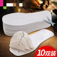 10双千层棉布鞋垫透气吸汗防臭男女士手工加厚运动皮鞋夏季软底薄