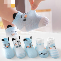 新生婴儿袜子夏季薄款春秋纯棉中筒儿童春夏宝宝可爱超萌初生夏天