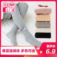 儿童连裤袜春秋婴儿女童打底裤薄款丝袜子白色夏季练功专用舞蹈袜