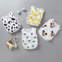 婴儿夏装琵琶衣宝宝薄款纯棉小背心男女儿童无袖跨栏吊带网眼睡衣