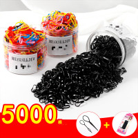 儿童头饰女童橡皮筋发圈一次性黑色皮筋加厚宝宝扎头发不伤发头绳