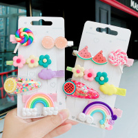 网红流沙发夹泫雅少女边夹头饰女童小夹子发卡儿童可爱卡子发饰