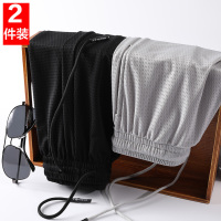 冰丝短裤男宽松运动休闲薄款夏季外穿沙滩裤五分空调裤男士大裤衩