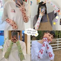 袖女ins冰袖百搭防晒手袖套护臂潮手套网红冰丝紫外线泫雅风袖子