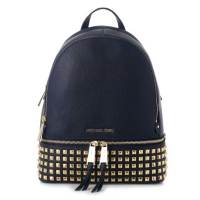 迈克·科尔斯MICHAEL KORS欧美时尚牛皮拉链小号牛皮女士铆钉双肩包 30S5GEZB5L