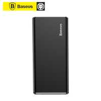 aseus 倍思 10000毫安移动电源 超薄便携大容量 双USB输出 磨砂质感 电量显示 通用型 黑色