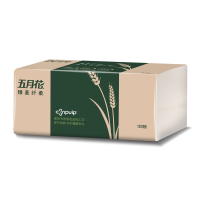 臻麦纤柔面巾纸三层/120抽 臻麦纤柔抽纸 整箱装家用纸巾A21AA00 小规格(短幅) 五月花卫生纸