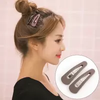 [4个装]韩国发夹磨砂ins红BB夹小夹刘海夹边夹顶夹子