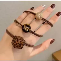 韩版发饰网红发圈发绳头饰成人钻石方块扎头皮套皮筋头绳女可爱