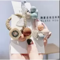 新款韩版简约扎头绳女网红韩版可爱小清新发圈橡皮筋发绳头饰