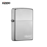 美国原装正品之宝打火机经典铬205ZL磨砂zippo防风煤油正版品纯铜zipoo