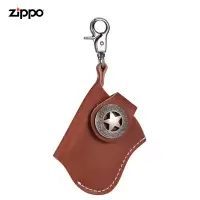 Zippo之宝皮套芝宝火机壳保护套真牛皮挂腰手工通用套zipoo