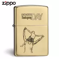 Zippo之宝父爱如山父亲节送爸爸礼物正品限定之宝刻字定制zippo