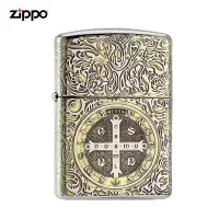 zippo正版打火机康斯坦丁圣父恶灵挽歌神探银色芝宝正品火机