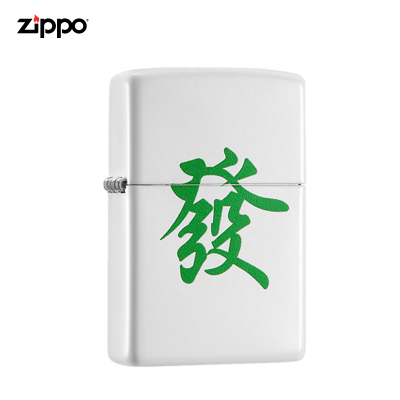 正品zippo打火机发财雀神發财幺鸡八万麻将创意之宝礼品zipoo