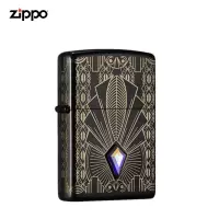 美国芝宝zippo收藏级限量版2021年度机金色世家洛世奇水晶镶嵌C21
