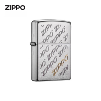 正品zippo打火机之宝经典铬标志28642防风煤油纯铜个性创意zipo礼品