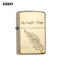 原装Zippo打火机正版进口芝宝正品纯铜翅膀天使之翼男士创意火机zipoo