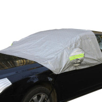 加厚汽车遮阳罩车衣半罩银色四季通用
