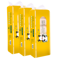 竹优惠竹浆本色卷纸四层加厚36卷卫生纸巾无芯卷纸厕纸整箱销售家庭装湿水不易破