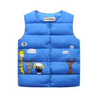 2020新款秋冬童装儿童羽绒棉马甲男童女童背心宝宝坎肩婴儿棉内胆