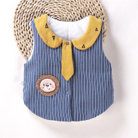 婴儿马甲秋冬纯棉男宝宝马夹新生儿背心保暖女初生婴幼儿坎肩外穿