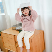 儿童暖暖裤冬季加绒加厚宝宝保暖裤男童居家睡裤外穿女童休闲裤子