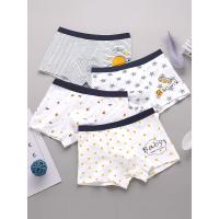 儿童内裤男童平角纯棉3中大童短裤头10小孩男孩12小童宝宝四角2岁