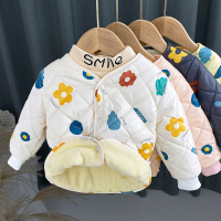 婴儿加绒加厚羽绒棉服宝宝内胆棉衣女童冬装外套男童2儿童棉袄1岁