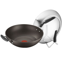 苏泊尔火红点钛金刚无油烟炒锅可立盖PC34HA1