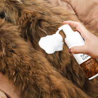 艺嘉赫皮草清洗剂皮毛一体干洗羊剪绒毛领清洁羊羔毛狐狸毛貂皮大衣免洗