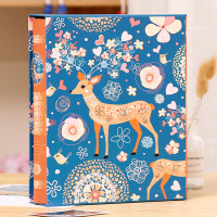 艺嘉赫相册影集6寸相册本纪念册插页式4D大6寸200张盒装家庭宝宝大容量 花间小鹿