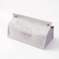 艺嘉赫抽纸盒ins风卧室少女北厅纸抽盒可用收纳网红纸巾盒 气质灰