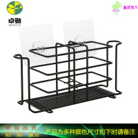 浴室免打孔牙刷架铁艺壁挂式漱口杯架牙刷置物架牙具座牙刷牙膏架