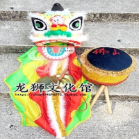 促销3-6岁儿童狮头舞狮子套装醒狮道具定做小孩狮鼓