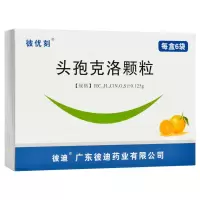 彼优刻头孢克洛颗粒0.125克*6袋