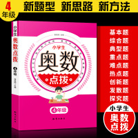 2019小学生奥数点拨四年级 数学思维训练拓展课程天天练 举一反三小学生教程解题思路技巧方法微课堂教材书题ab版 训