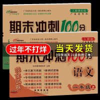 期末冲刺100分完全试卷一年级上册套装 人教版语文+数学20秋人教版广东专版