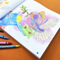 幼儿启蒙涂色绘本动物乐园儿童画画书 涂色本幼儿园图画书宝宝手绘涂鸦填色绘本3-4-5-6岁幼儿开发智力启迪艺术天分绘