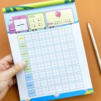 儿童汉字基础写字描红本3-6岁幼儿园学前班学前准备书笔顺组词造句训练书中班练册天天练幼儿看图识字幼小衔接启蒙田字格描