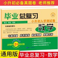 小升初毕业总复数学测试卷 小学毕业升初中入学测试卷总复资料书六年级上下册数学专项突破冲刺训练